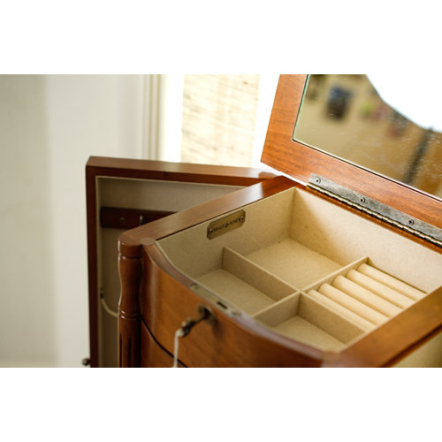 Astoria Grand Kennell 14'' Wide Freestanding Jewelry Armoire & Reviews